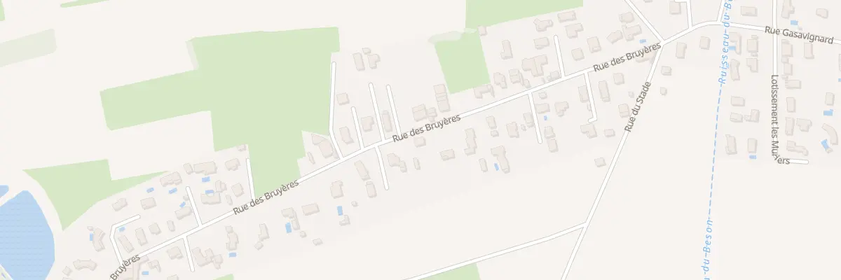 Plan du 25 Rue des Bruyères à Assieu
