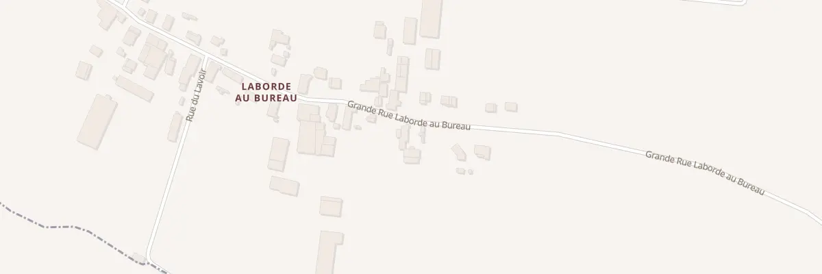 Plan du Hameau de Laborde à Montagny-lès-Beaune