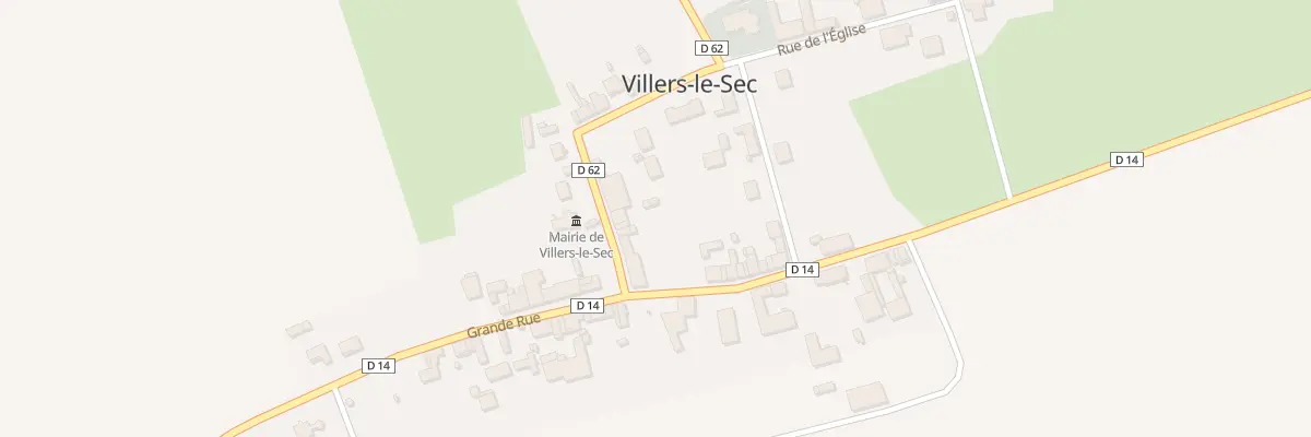 Plan du 3 Rue de la Mairie à Villers-le-Sec