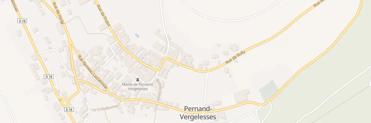 Plan du 11 Rue de Bully à Pernand-Vergelesses