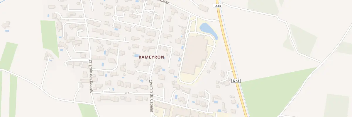 Plan du 5646 La Garrigue du Rameyron à Sérignan-du-Comtat