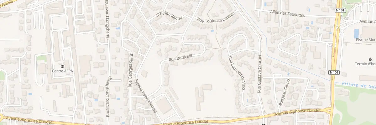 Plan du 29 Rue Botticelli au Pontet