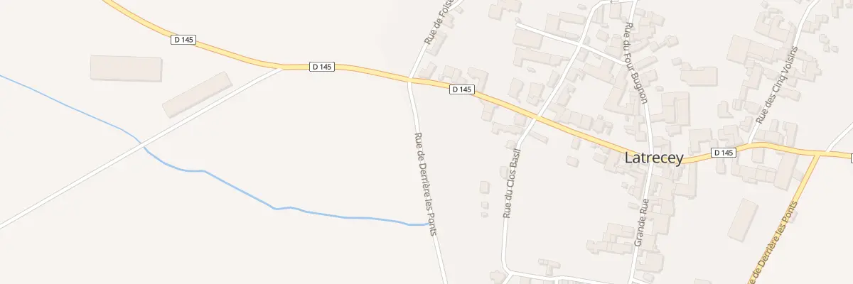 Plan du 3 Rue Trinquesse à Latrecey-Ormoy-sur-Aube
