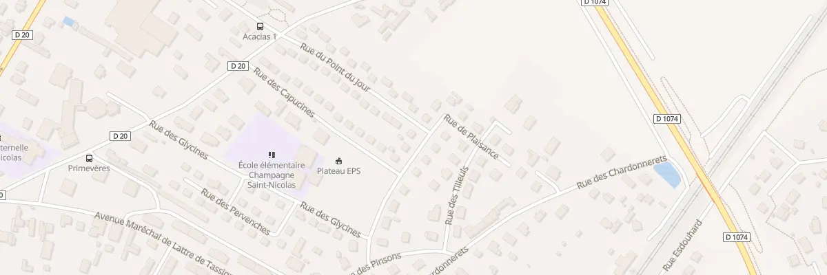 Plan du 9 Rue de Plaisance à Beaune