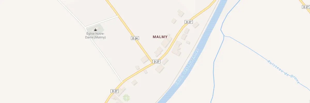 Plan du 18 Route de Malmy à Chémery-Chéhéry