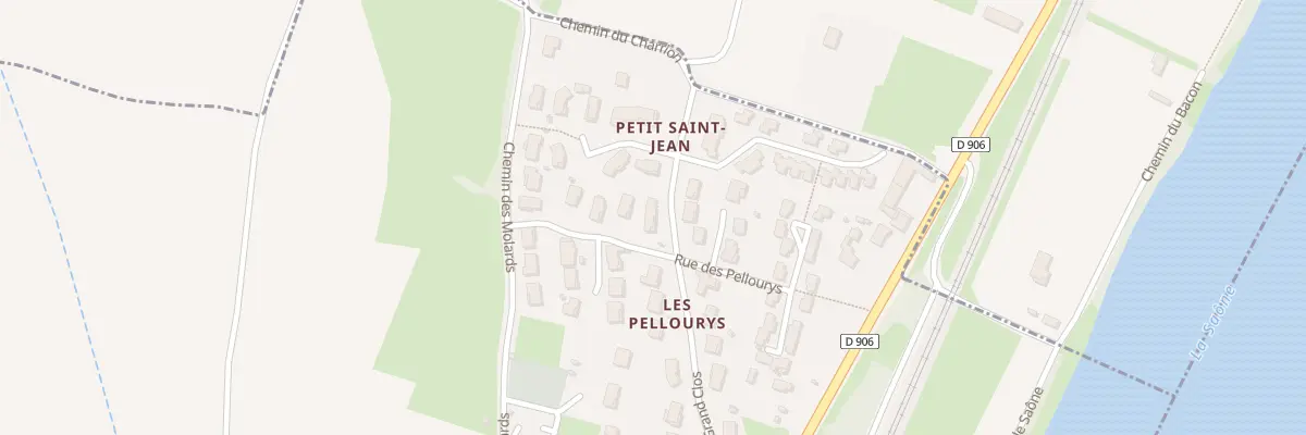 Plan du 106 Rue du Grand Clos à Mâcon