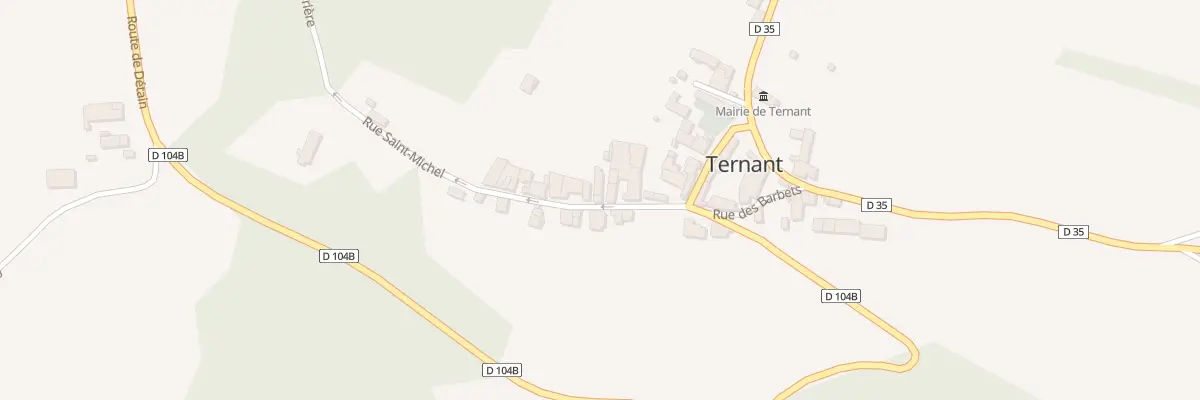 Plan du 24 Rue St Michel à Ternant