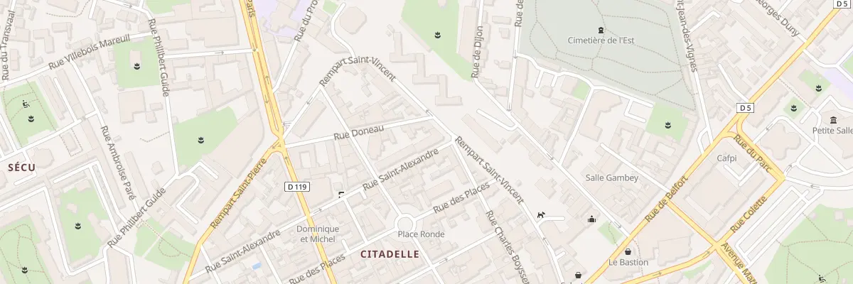 Plan du 2 Rue Saint Alexandre à Chalon-sur-Saône