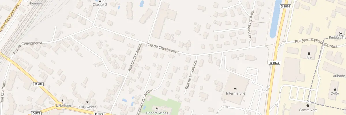 Plan du 11 Imp du Verger à Beaune