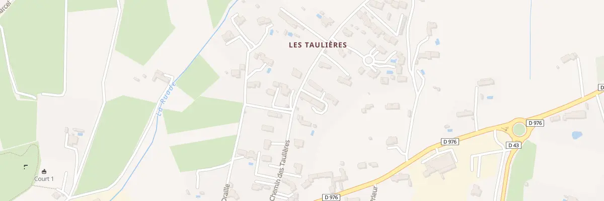 Plan du 222 Che des Taulieres à Sérignan-du-Comtat