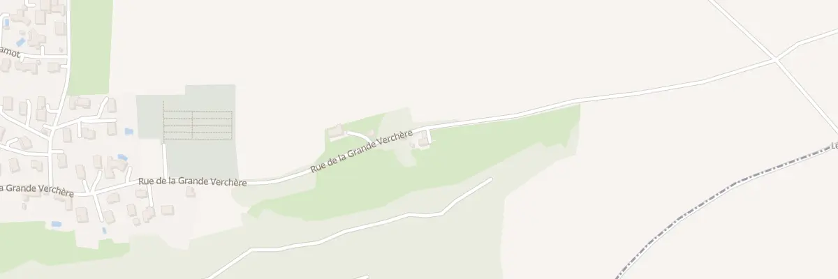 Plan du 1024 Rue de la Gde Verchere à Genay