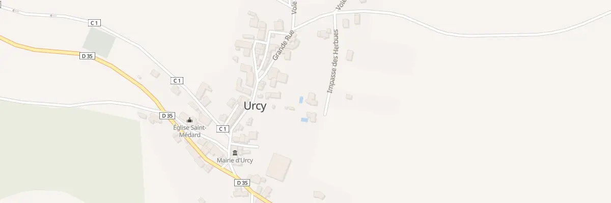 Plan du 4 Imp des Herbues à Urcy