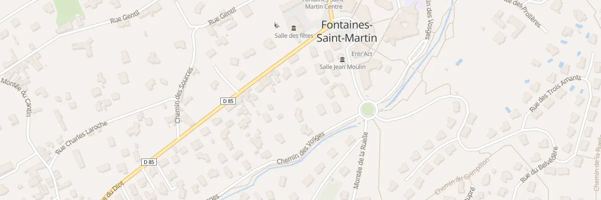 Plan du 70 Che des Vosges à Fontaines-Saint-Martin