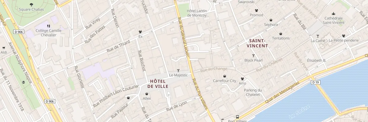 Plan du 5 Rue Géneral Leclerc à Chalon-sur-Saône