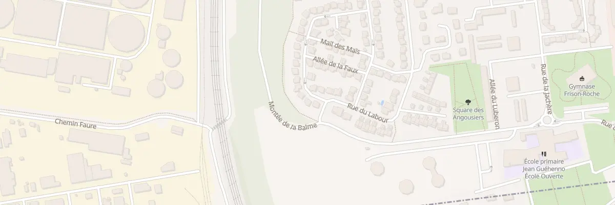 Plan du 40 Rue des Moissons à Saint-Fons