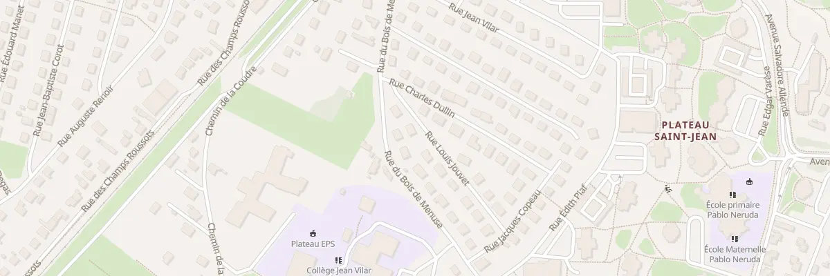 Plan du 15 Rue Louis Jouvet à Chalon-sur-Saône