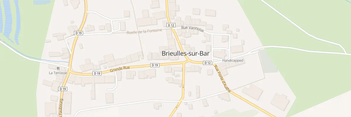 Plan du 2 Gr Grande Rue à Brieulles-sur-Bar