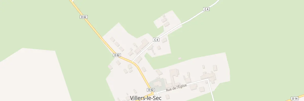 Plan du 3 Rue Basse à Villers-le-Sec