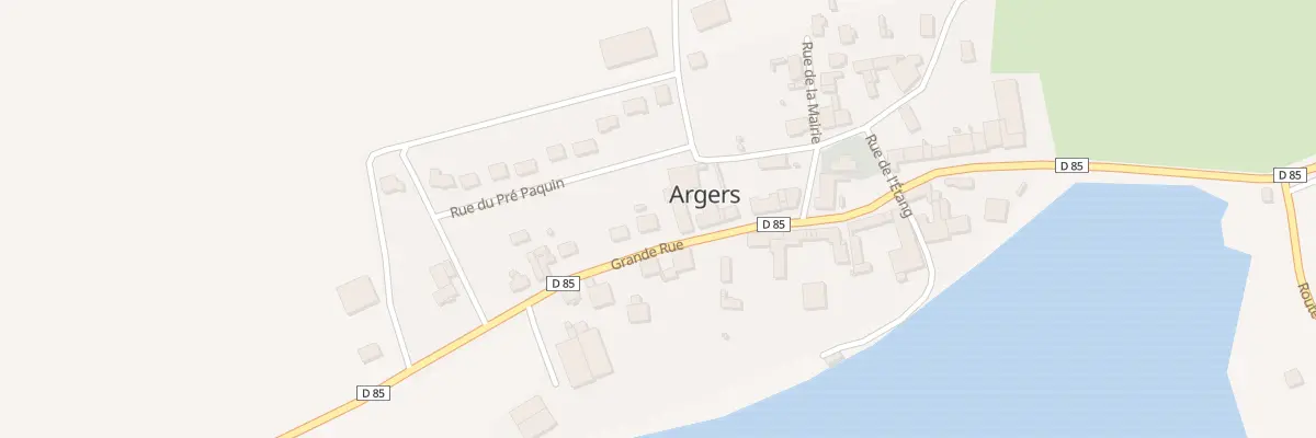 Plan du 20 Gr Grande Rue à Argers