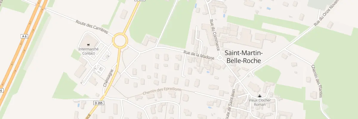 Plan du 99A Rue de la Madone à Saint-Martin-Belle-Roche