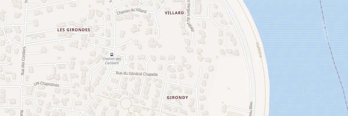 Plan du 17 Rue du General Chapelle à Tournon-sur-Rhône