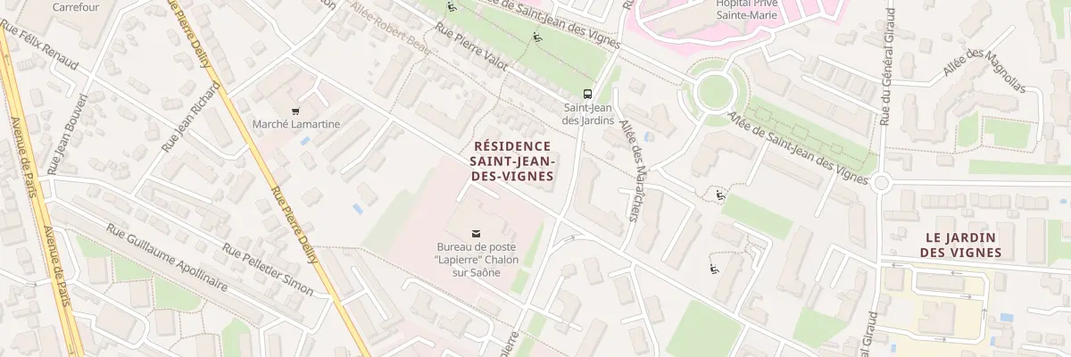 Plan du 22 Rue Lieutenant Andre à Chalon-sur-Saône