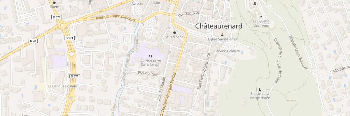 Plan du 20 Av du Doc Georges Perrier à Châteaurenard
