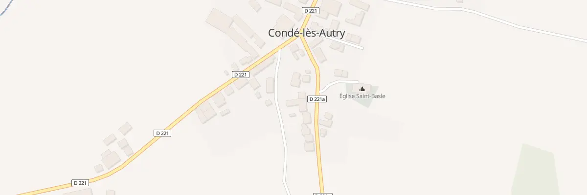 Plan du 6 Rue de la Roseraie à Condé-lès-Autry