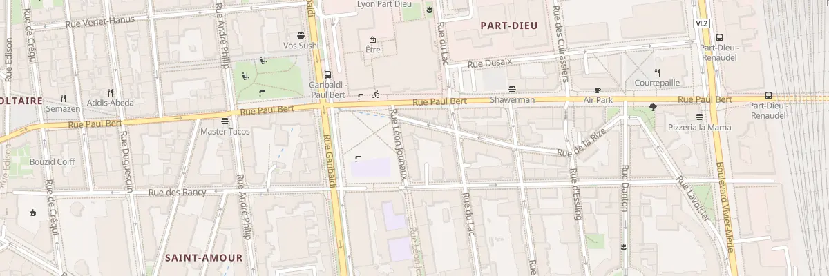 Plan du 35 Rue Léon Jouhaux à Lyon 3e Arrondissement