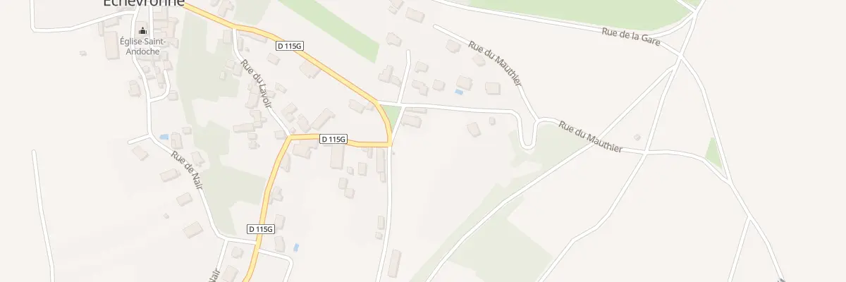 Plan du 1 Rue des Pins à Échevronne