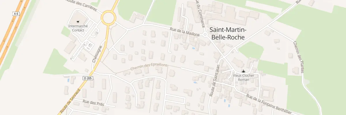 Plan du 99D Rue de la Madone à Saint-Martin-Belle-Roche