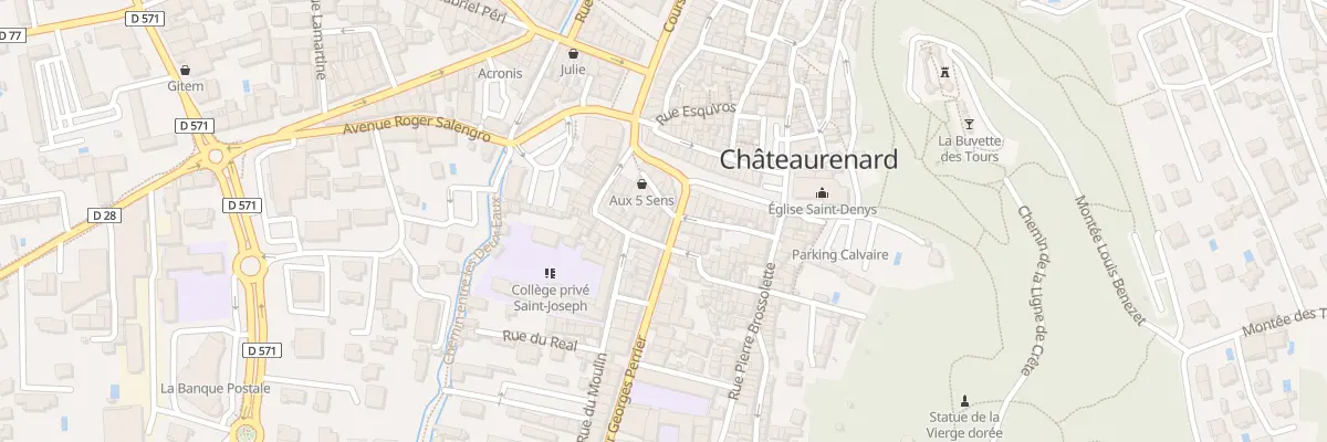 Plan du 8 Av du Doc Georges Perrier à Châteaurenard