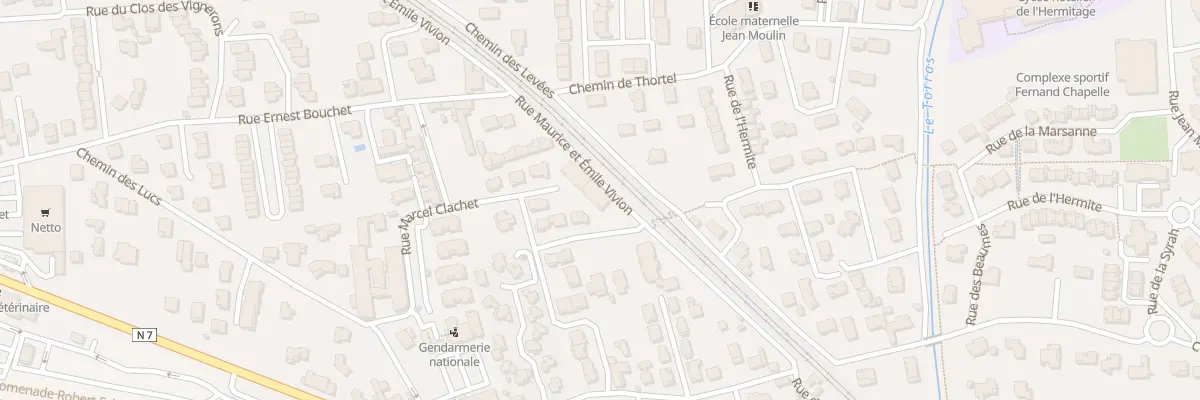 Plan du 500 Rue M et E Vivion à Tain-l’Hermitage
