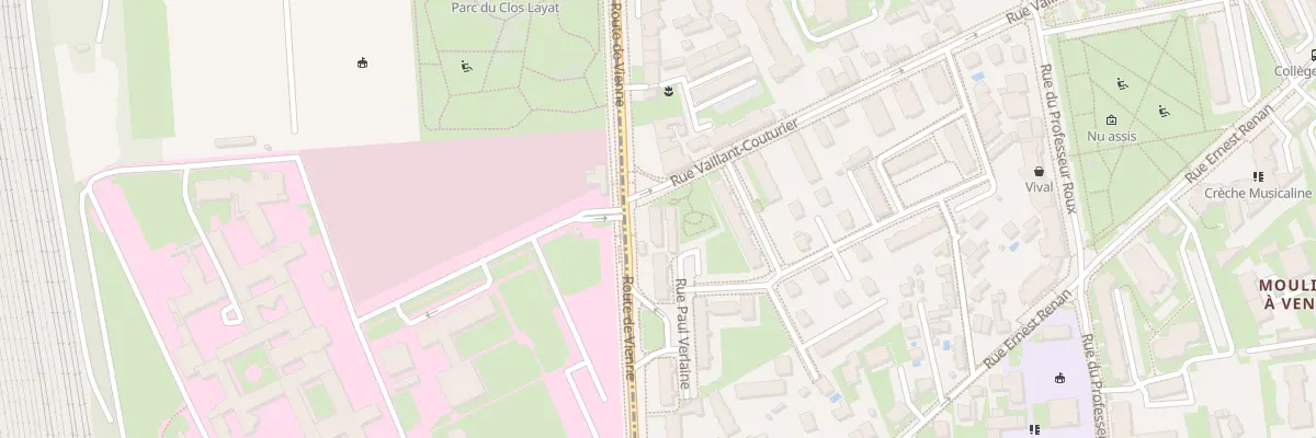 Plan du 311 Rte de Vienne à Vénissieux