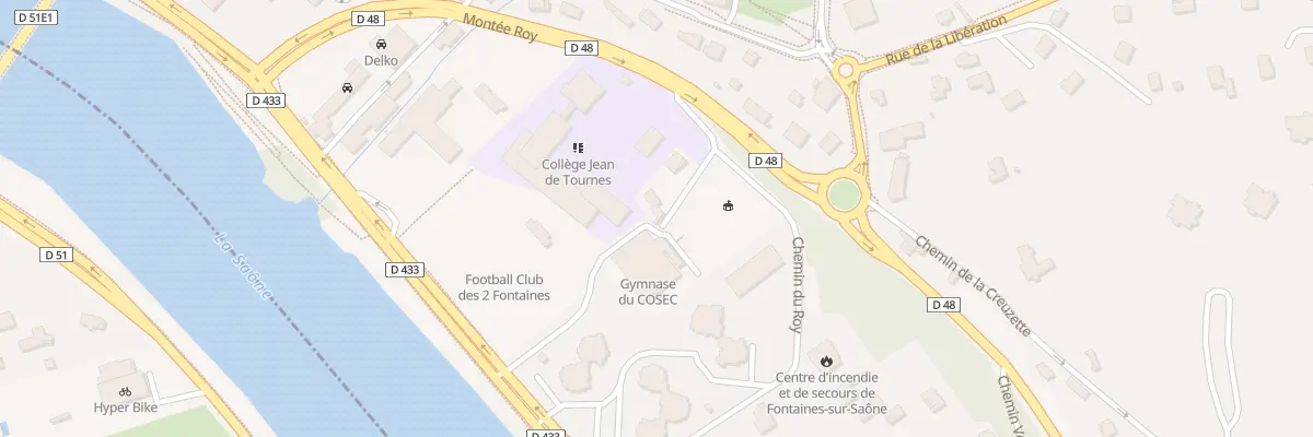 Plan du 375C Che Roy à Fontaines-sur-Saône