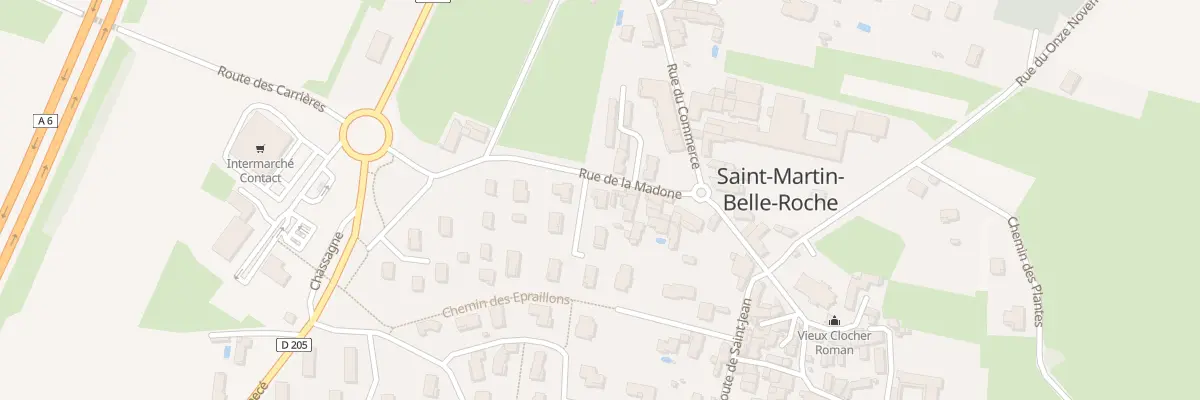 Plan du 99F Rue de la Madone à Saint-Martin-Belle-Roche
