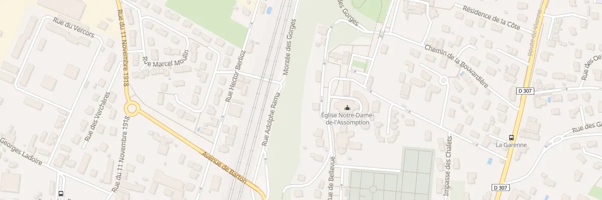Plan du 1 Che de la Terrasse à Feyzin