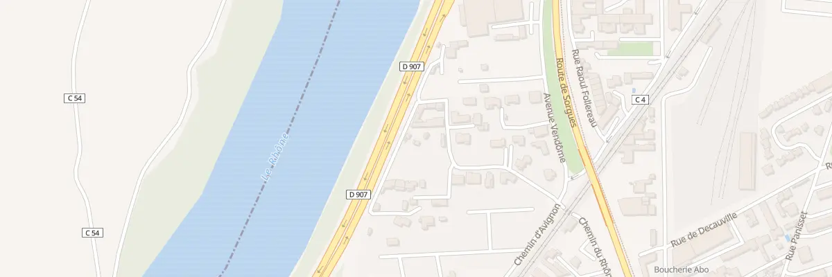 Plan du 414 Che du Rhône au Pontet