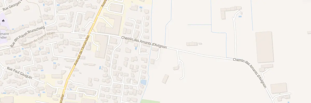 Plan du 234 Che des Amants d’Avignon Mft à Avignon