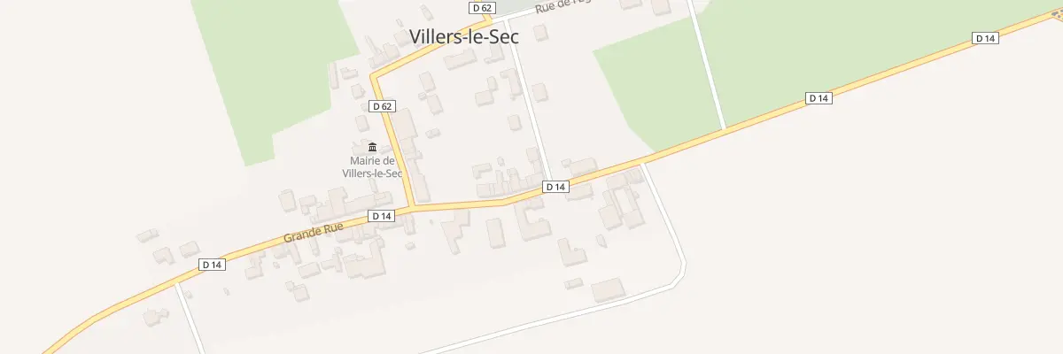 Plan du 14 Gr Grande Rue à Villers-le-Sec