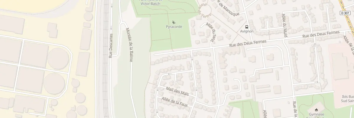Plan du 89 Rue des Deux Fermes à Saint-Fons