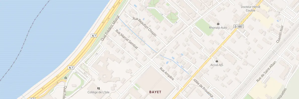 Plan du 38 Rue Edouard Girerd à Vienne