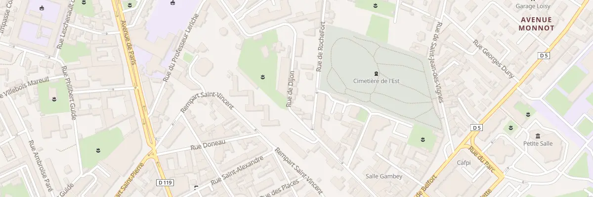 Plan du 38A Rue de Dijon à Chalon-sur-Saône
