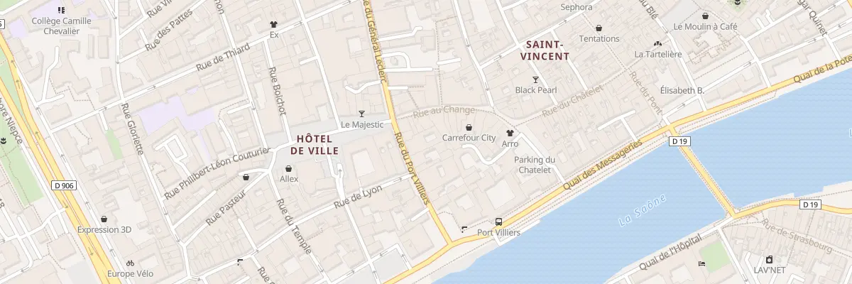 Plan du 14 Rue du Port Villiers à Chalon-sur-Saône