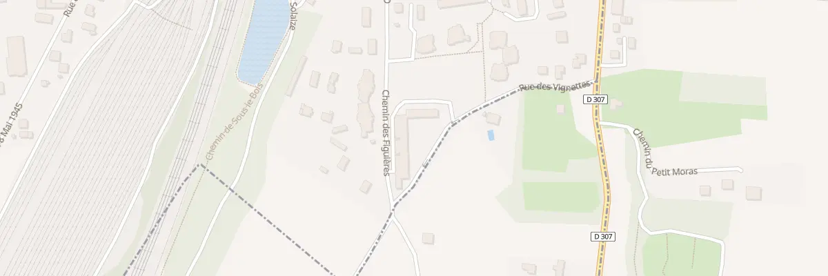 Plan du 10 Rue des Vignettes à Feyzin