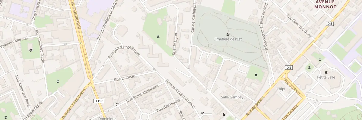 Plan du 34 Rue de Dijon à Chalon-sur-Saône