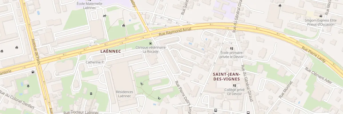 Plan du 22 Rue Pierre Deliry à Chalon-sur-Saône