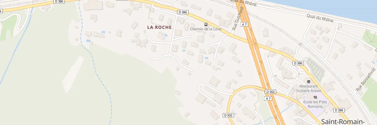 Plan du 95 Mte de la Roche à Saint-Romain-en-Gal