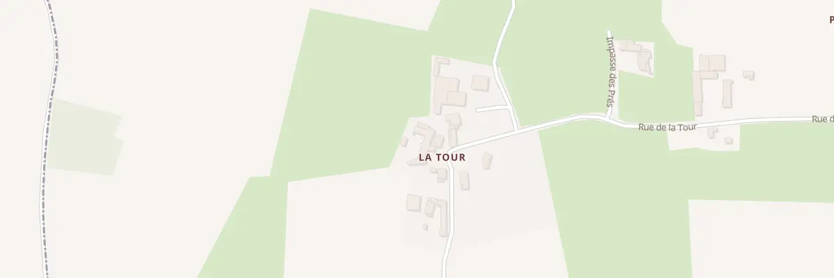 Plan du 5004 La Tour à Valeins