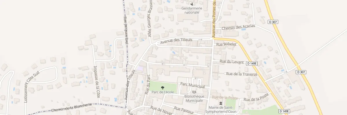 Plan du 15 Rue Neuve à Saint-Symphorien-d’Ozon